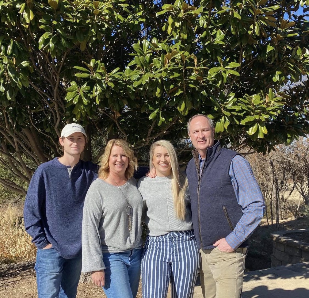 Todd Bridges with his wife Lori and their children Connor and Anslee.